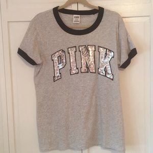 Victoria’s Secret PINK sequin  shirt size Large